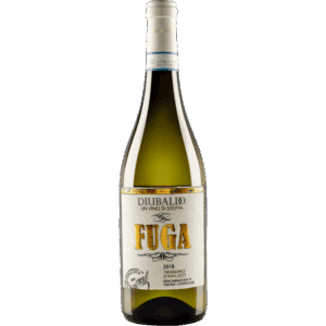 Fuga Trebbiano d'Abruzzo DOC – Flasche mit einzigartigem Stoffetikett